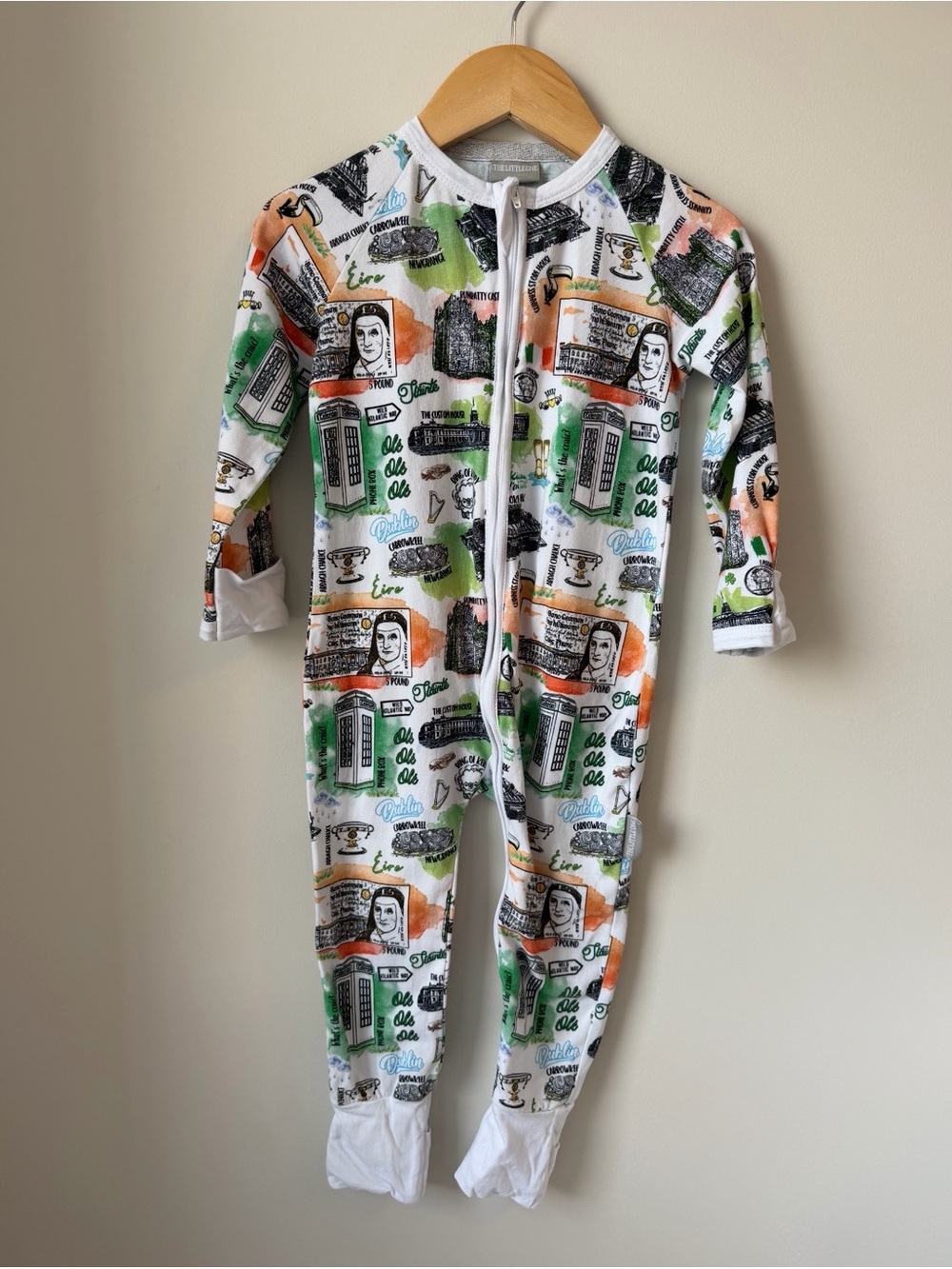 The Little One Ireland Print Zipped Suit 18-24M